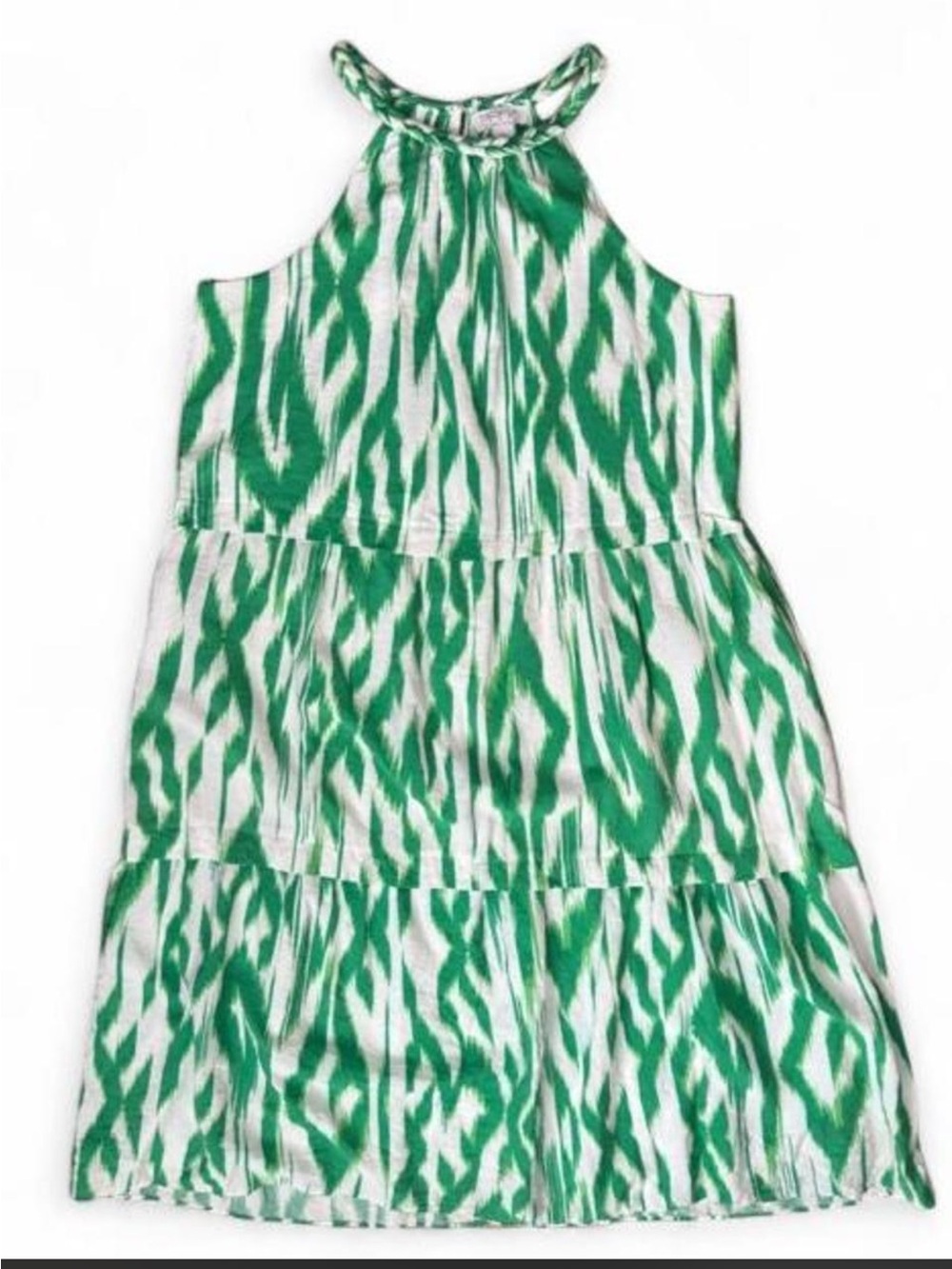 sofia by sofia vergara Green and White Maxi Dress